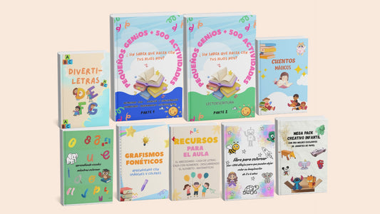 ¿Sin saber que hacer con tu hijo hoy? Pequeños Genio + 500 actividades listas para usar
